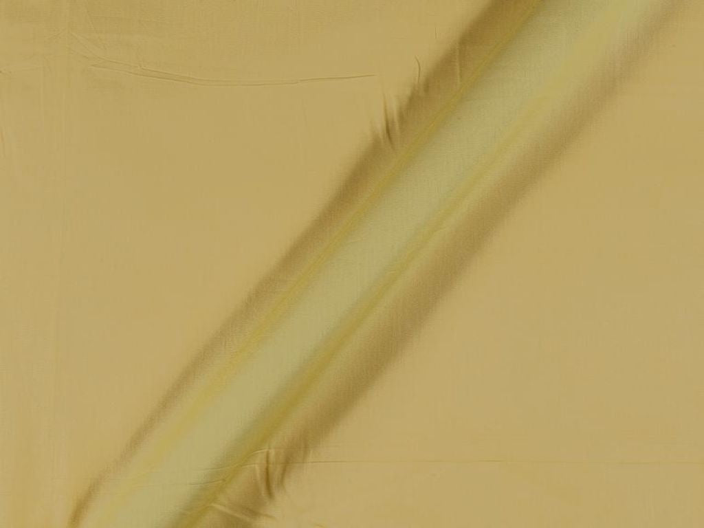 Pale Yellow Cotton Satin Plain Dyed Fabric