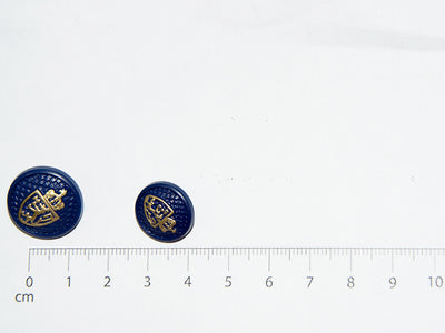 Dark Blue Designer Acrylic Suit Buttons