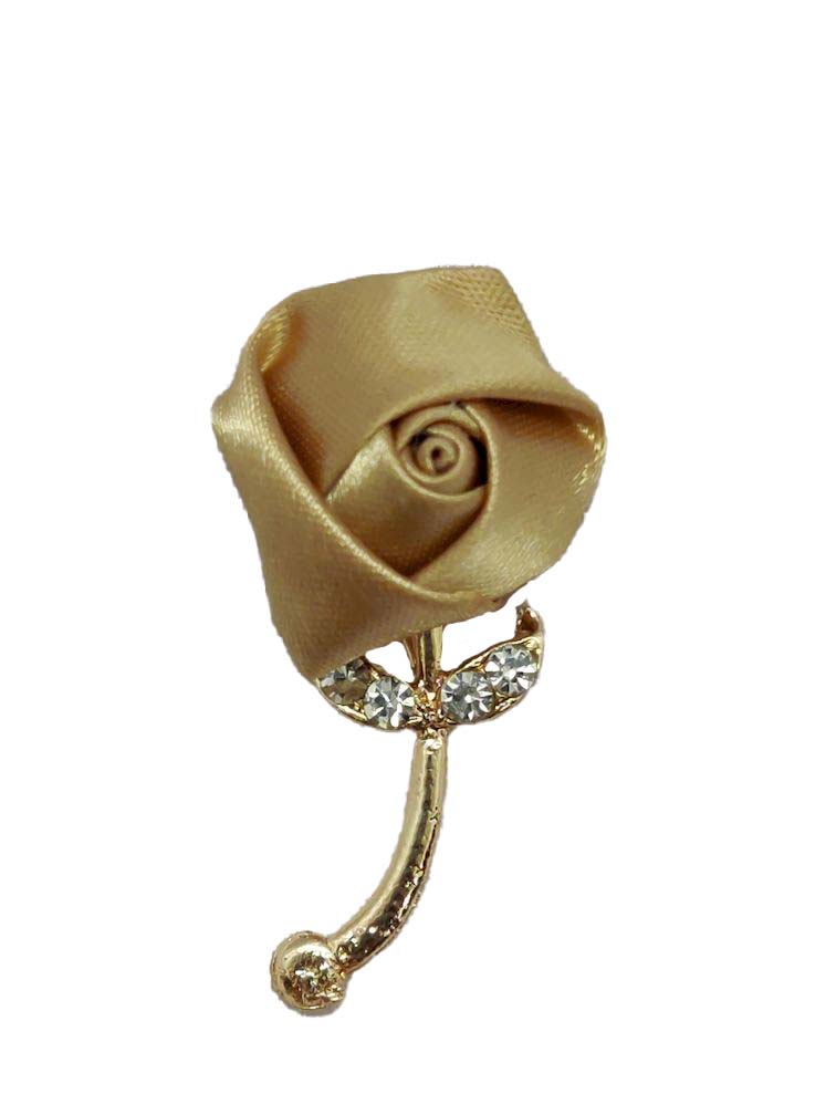 Golden Flower Designer Brooch