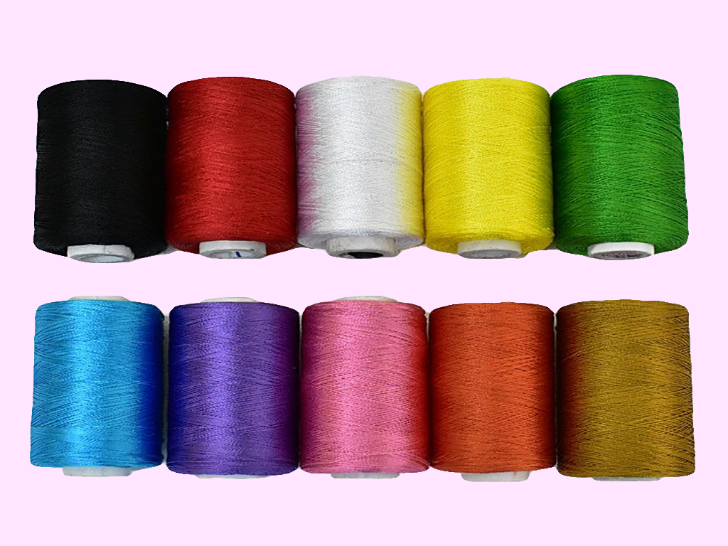 Generic Silk Thread Combo Pack of 10 Colors