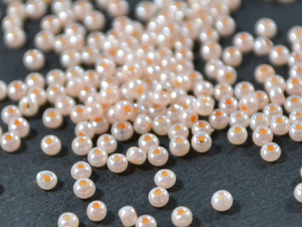 Light Orange Spherical Seed Beads | The Design Cart (3929886752802)