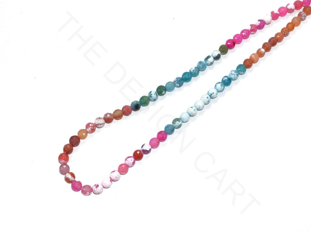 Multicolour Round Jade Semi Precious Stones | The Design Cart (3785184378914)