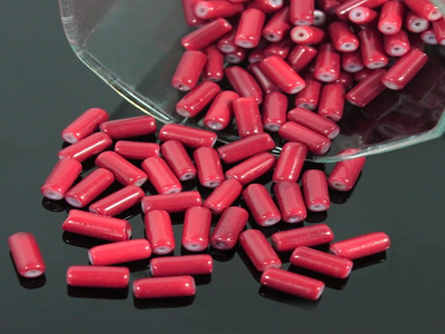 cranberry-red-tube-ceramic-beads