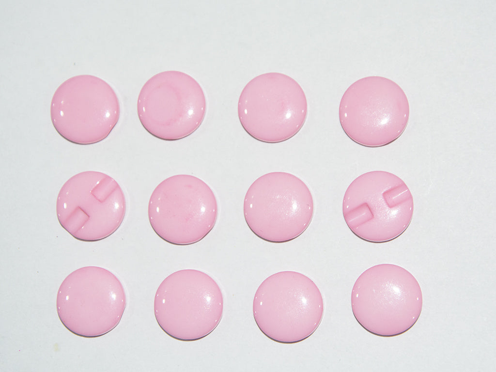 Pink Circular Marble Acrylic Buttons