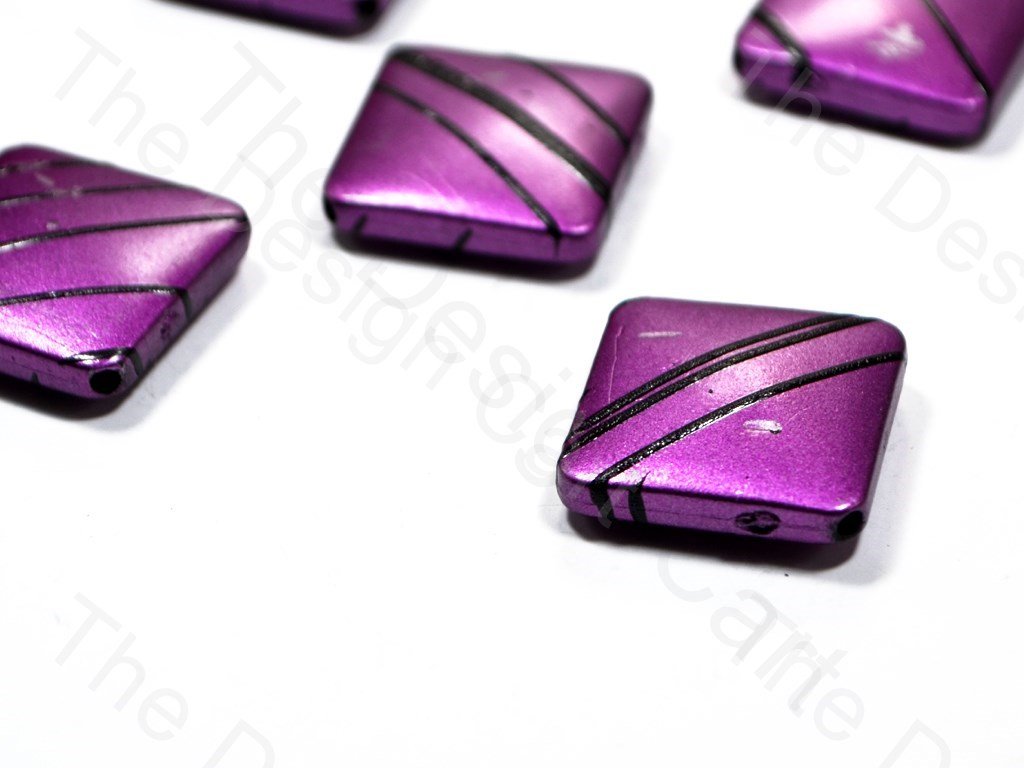 Purple Square Acrylic Stones (1729478098978)