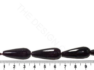 Dark Purple Drop Jade Semi Precious Stones | The Design Cart (3785184673826)