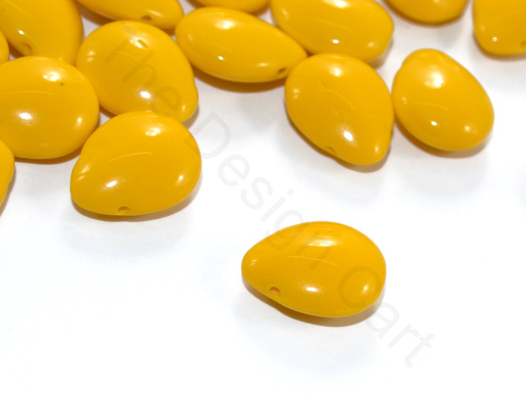 Mustard Pip Czech Glass Beads | The Design Cart (1722764689442)
