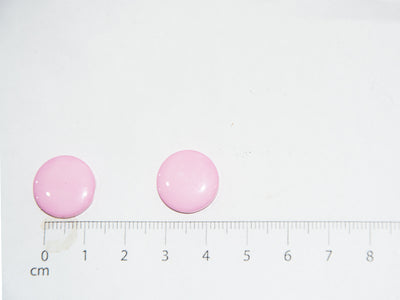 Pink Circular Marble Acrylic Buttons