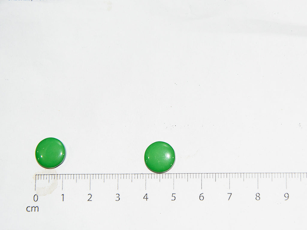 Green Circular Marble Acrylic Buttons