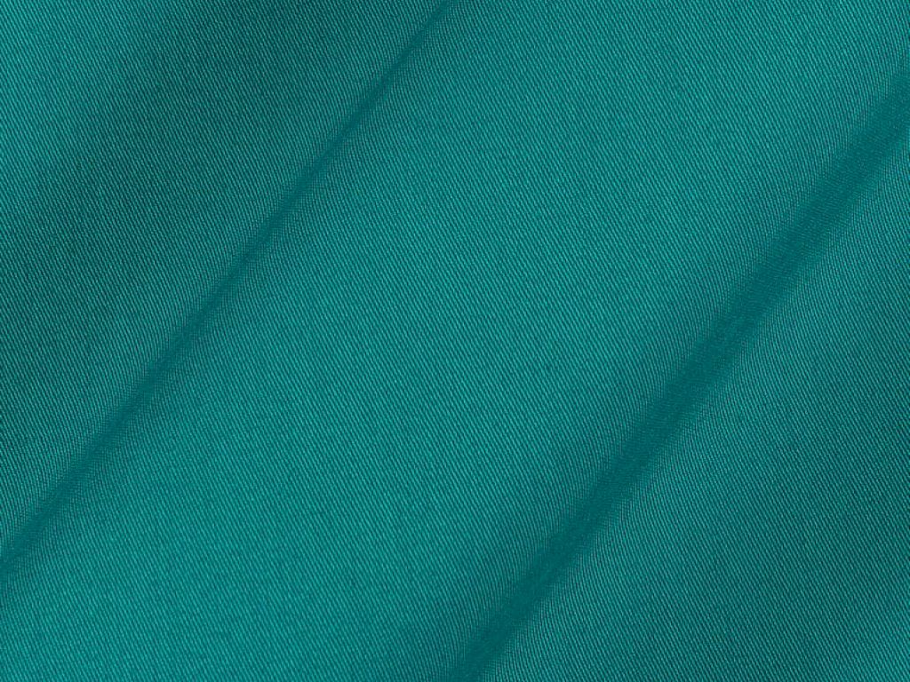 Turquoise Cotton Satin Plain Dyed Fabric