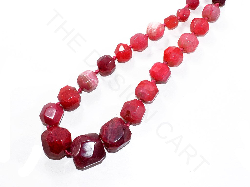 Red Uncut Agate Stones | The Design Cart (3785172156450)