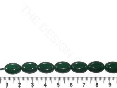 Dark Green Oval Jade Semi Precious Stones | The Design Cart (3785184804898)