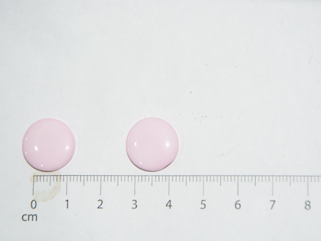 Light Pink Circular Marble Acrylic Buttons