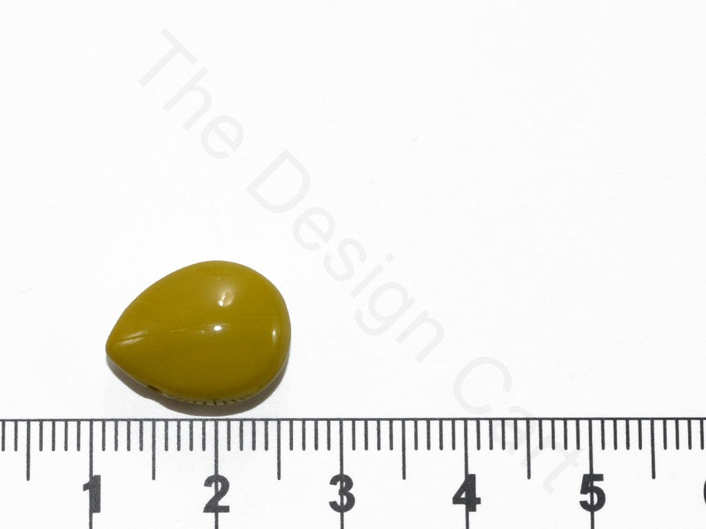 Green 2 Pip Czech Glass Beads | The Design Cart (1722764722210)