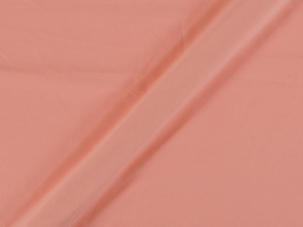 Pastel Peach Plain Butter Crepe Fabric