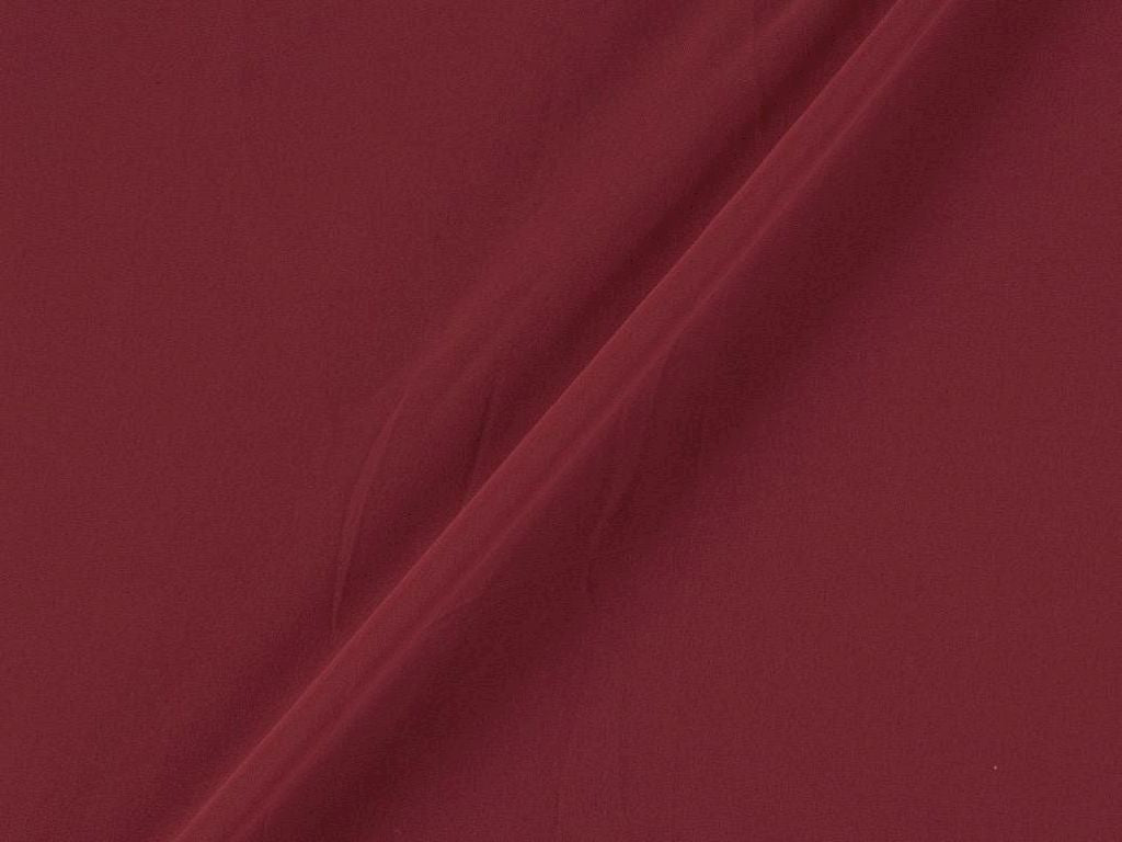 Brick Red Polyester Diamond Georgette Fabric