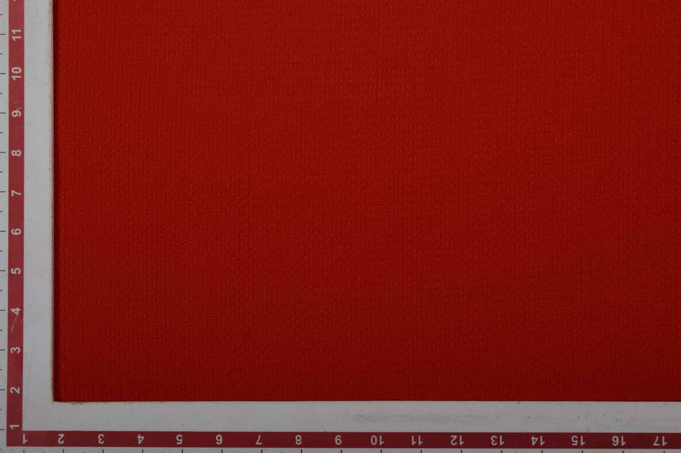 Red Textured Knit Fabric