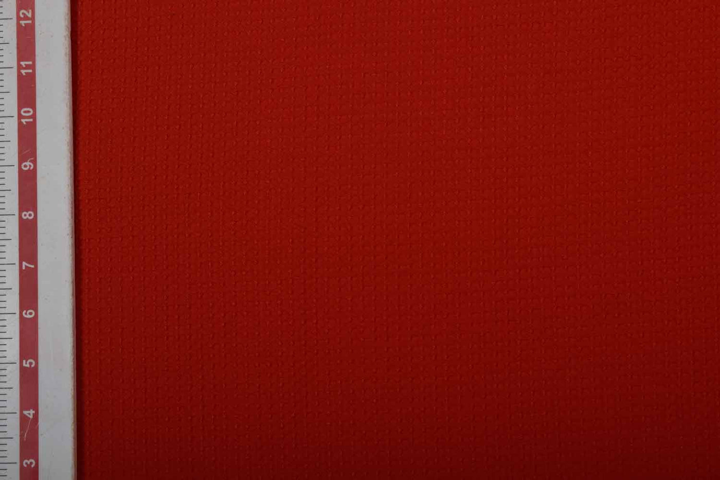 Red Textured Knit Fabric