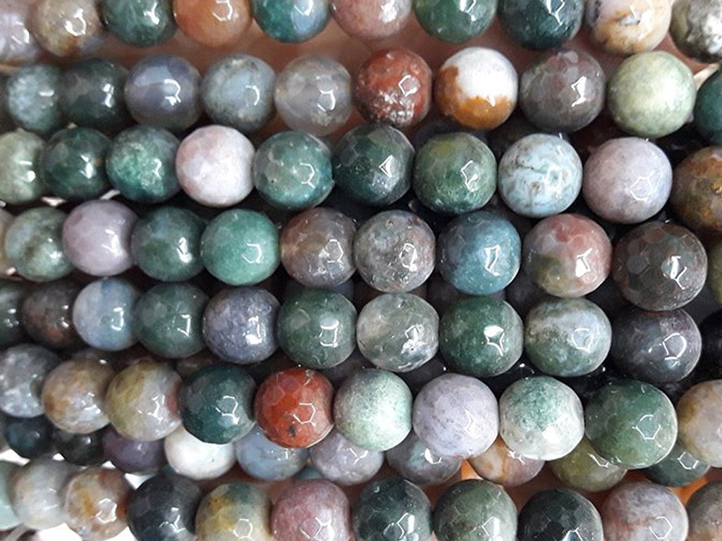 Multicolour Circular Semi Precious Agate Stones | The Design Cart (4333696876613)