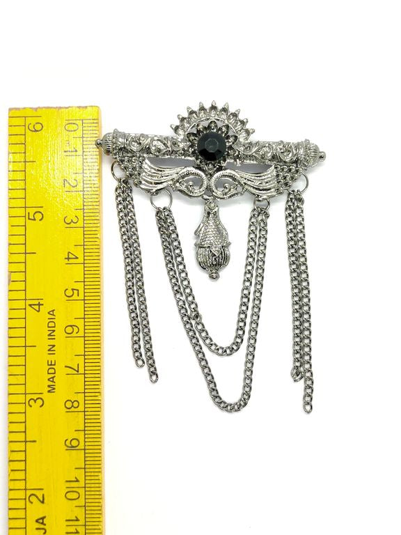 Silver Designer Brooch