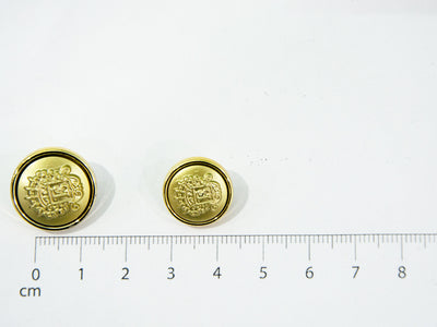 Golden Designer Acrylic Suit Buttons