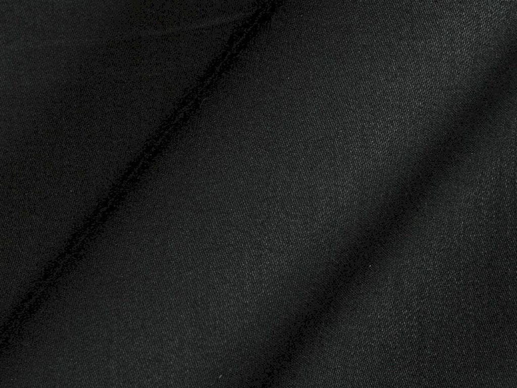 Black Cotton Satin Plain Dyed Fabric