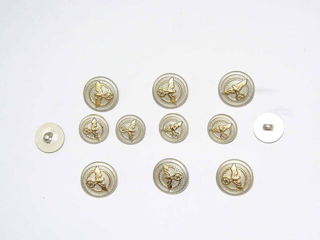 Water Golden Designer Acrylic Suit Buttons