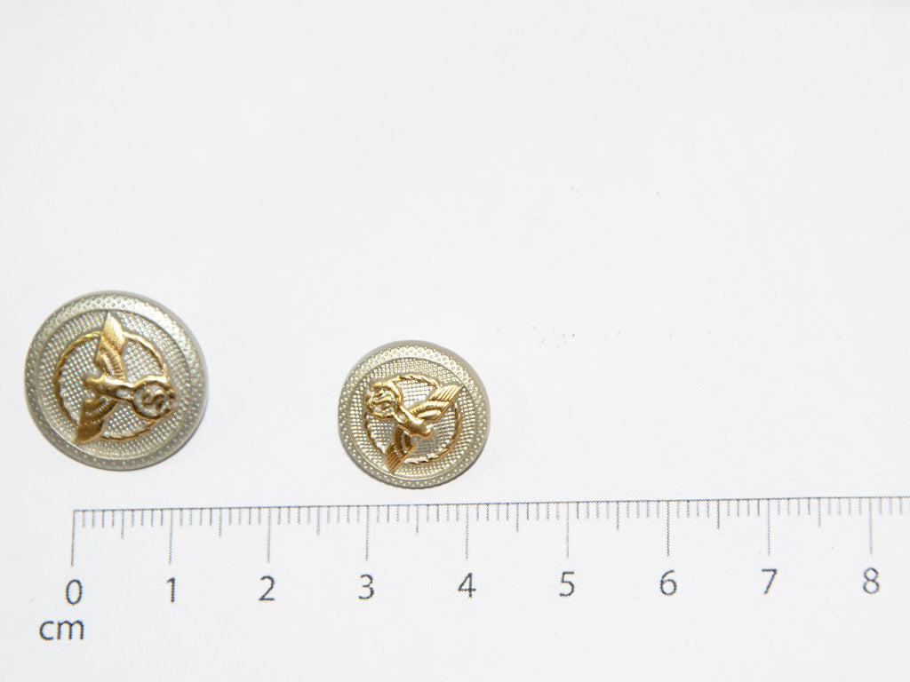 Water Golden Designer Acrylic Suit Buttons