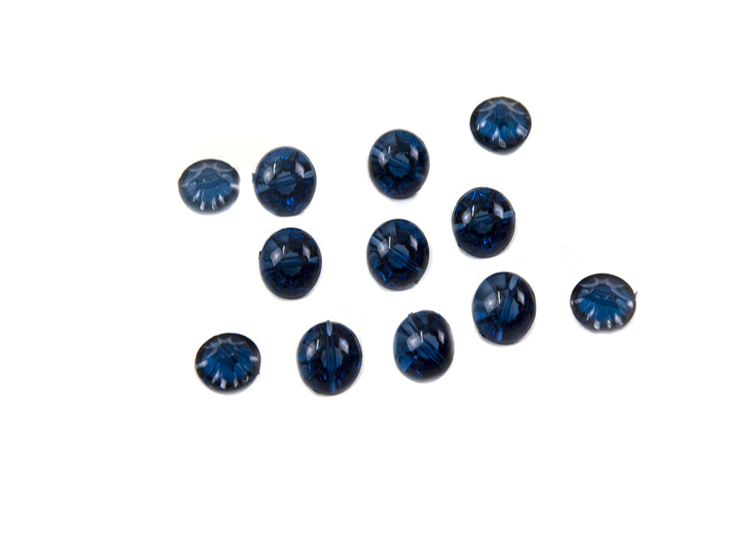 Navy BlueTransparent Acrylic Buttons