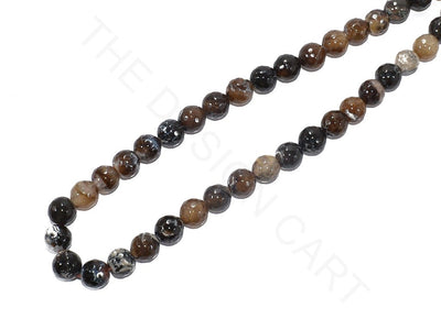 Brown Round Jade Semi Precious Stones | The Design Cart (3785184968738)