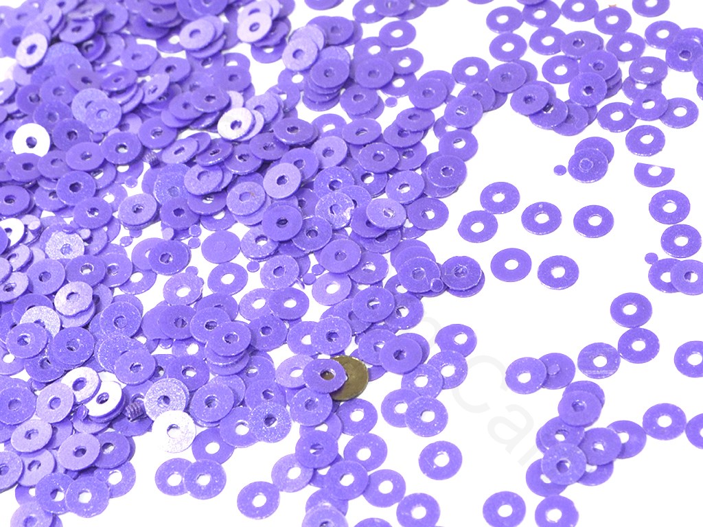 Purple 1 Hole Plastic Sequins | The Design Cart (1827261808674)