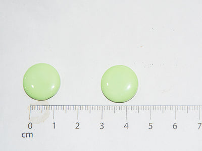 Light Green Circular Marble Acrylic Buttons