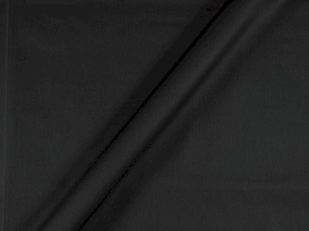 Black Cotton Satin Plain Dyed Fabric