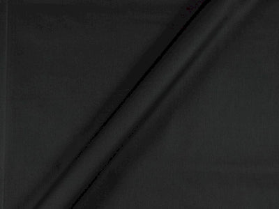 Black Cotton Satin Plain Dyed Fabric