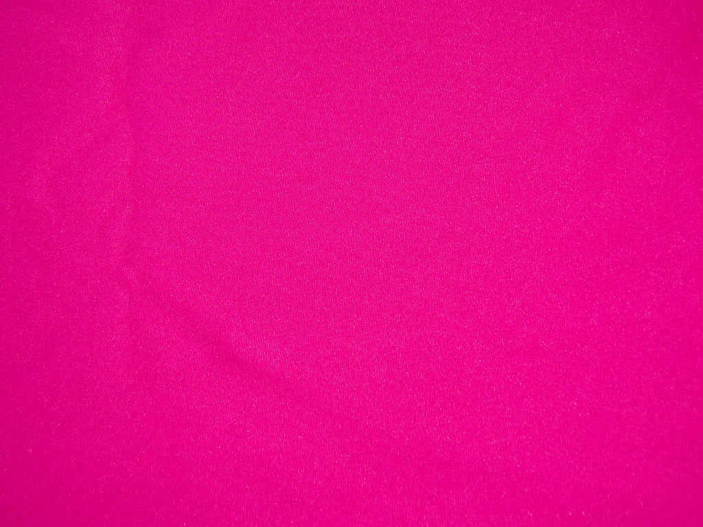 Fuschia Pink Crepe Satin Fabric