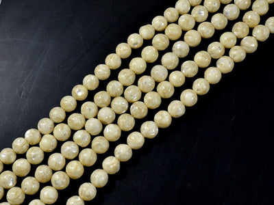 Cream Spherical Ceramic Beads (3824460300322)