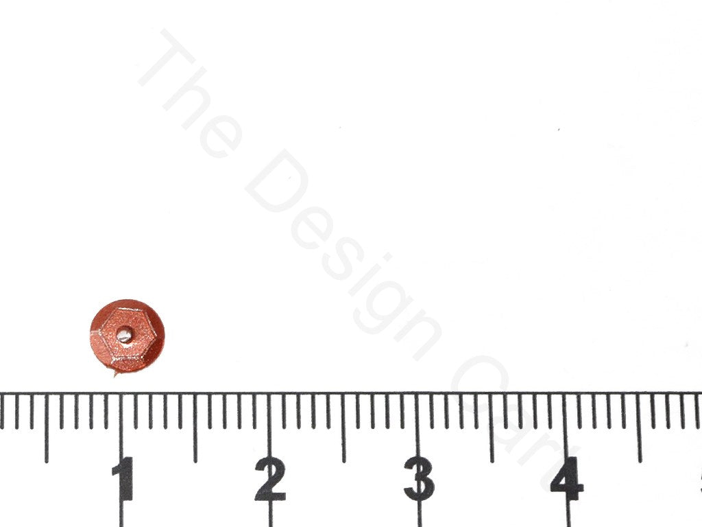 Brown 1 Hole Plastic Sequins | The Design Cart (1827261841442)