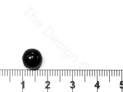 Black Cabochon Czech Glass Beads | The Design Cart (1722763739170)