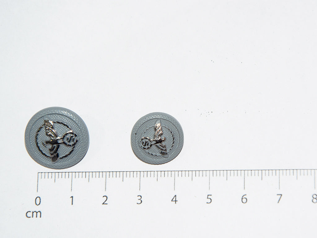 Gray Designer Acrylic Suit Buttons