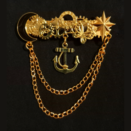 golden-chain-designer-brooch