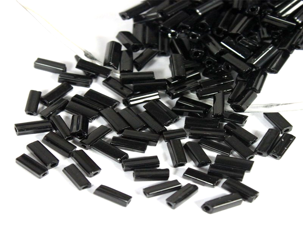 black-square-tube-ceramic-beads