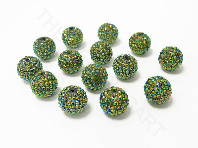 Green Multicolour Zircon Balls | The Design Cart (4338993037381)