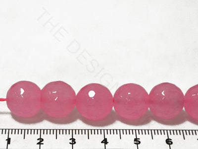 Baby Pink Spherical Faceted Semi Precious Jade Stones | The Design Cart (4338993922117)