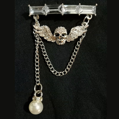 silver-skeleton-design-chain-brooch