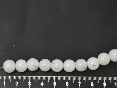 White Spherical Glass Pearls | The Design Cart (4338994151493)