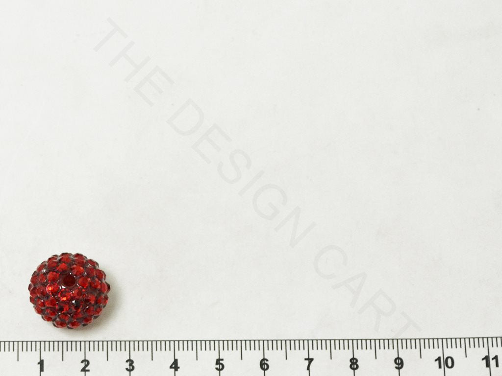 Dark Red Zircon Balls | The Design Cart (4338993102917)