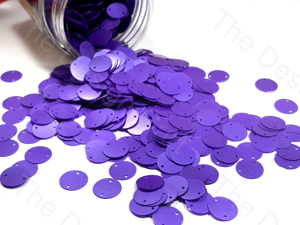 Purple 2 Hole Plastic Sequins | The Design Cart (1789694672930)
