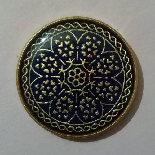 blue-floral-design-metal-buttons