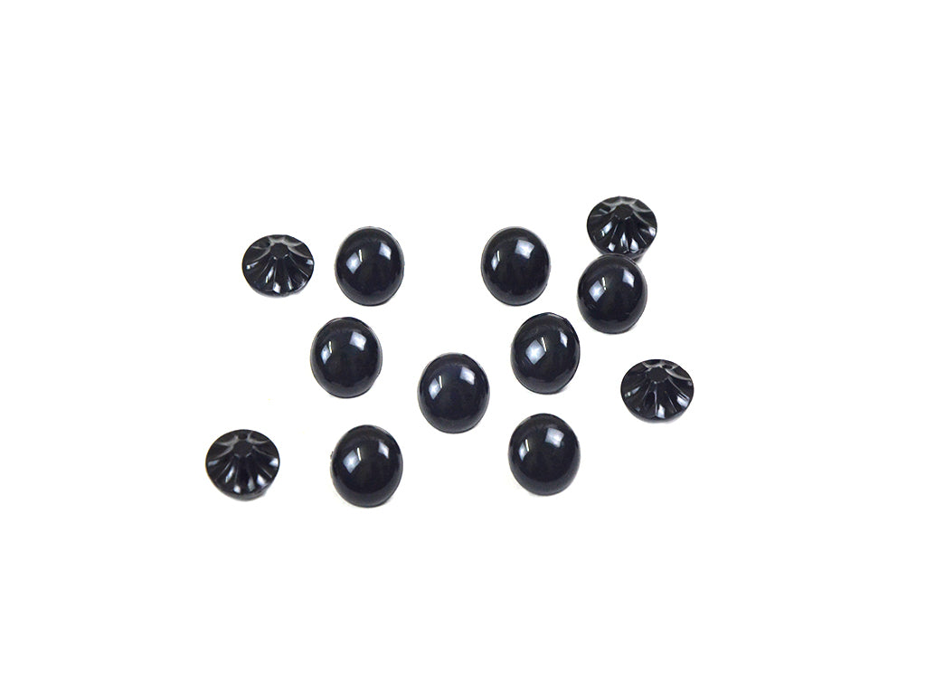 Black Transparent Acrylic Buttons