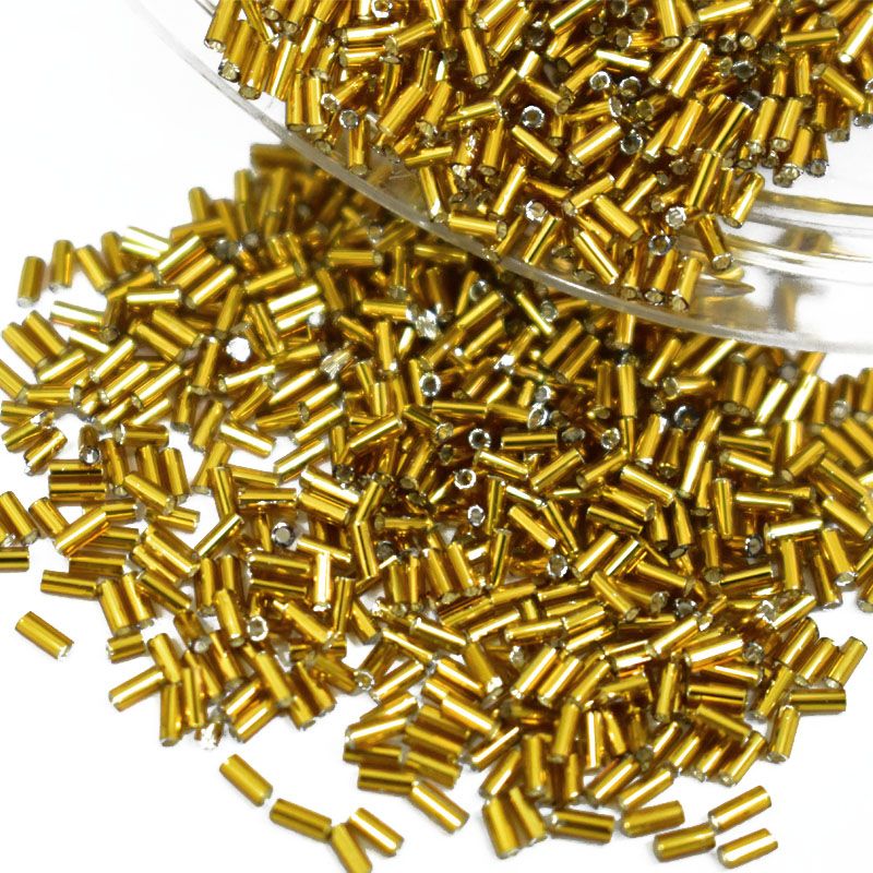 Miyuki Dark Golden Bugle Beads